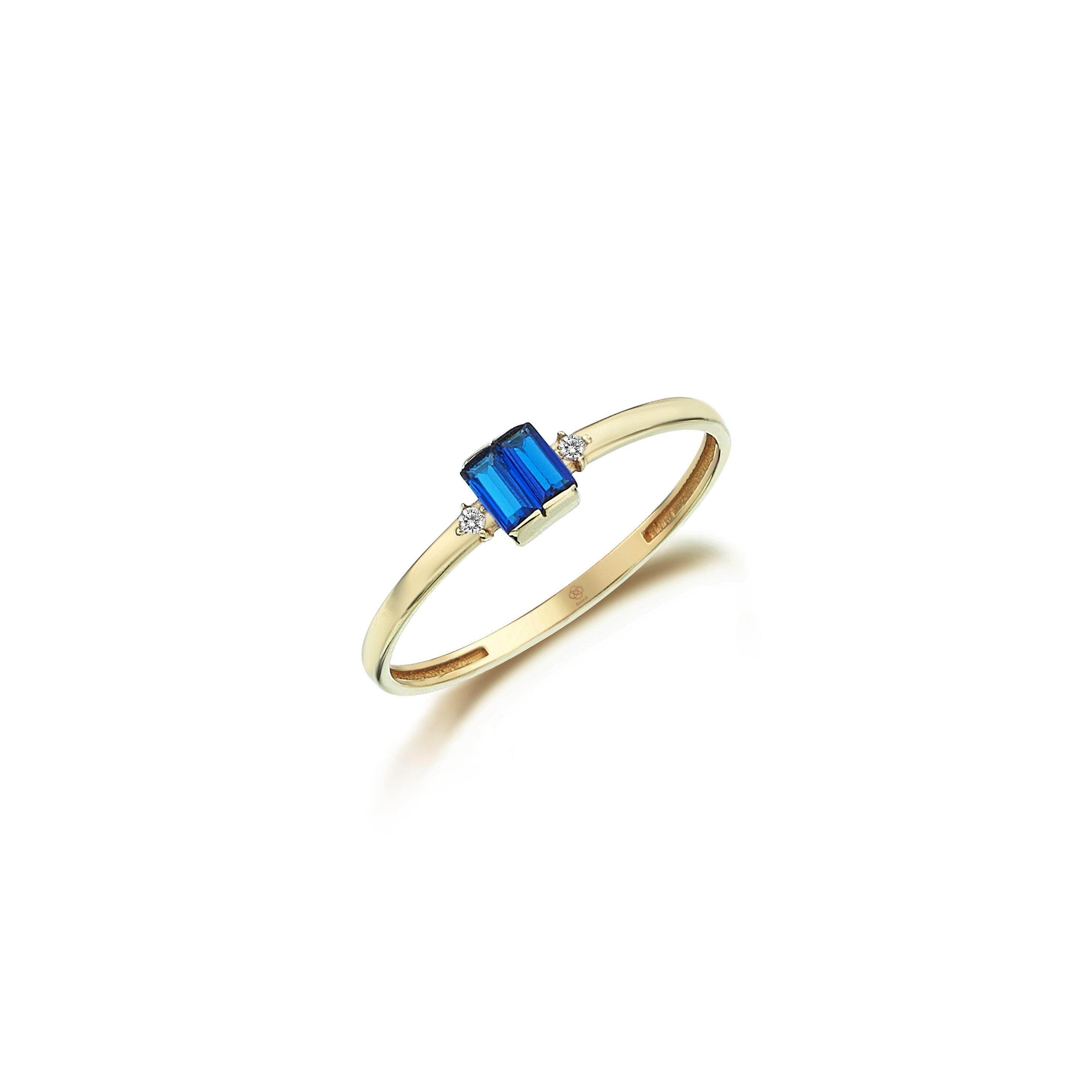 Sapphire Bar Ring - 2