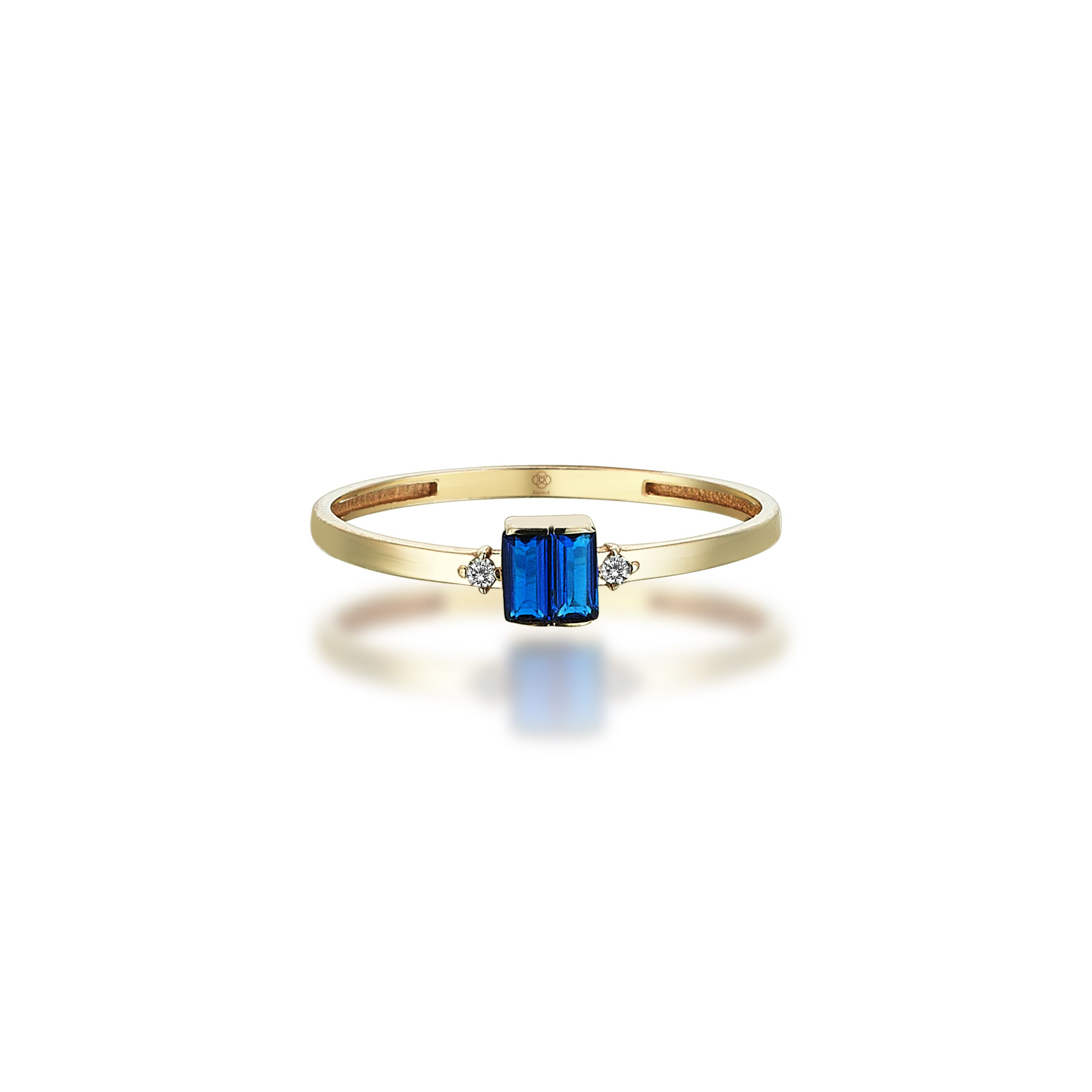 Sapphire Bar Ring - 3