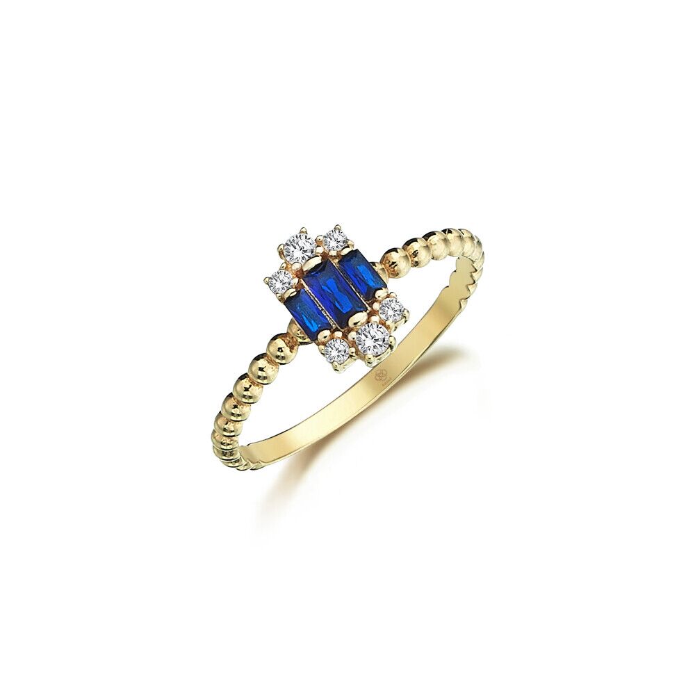 Sapphire Trilogy Ring - 1