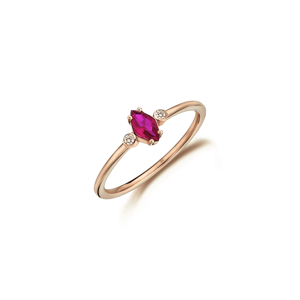 Scarlet Ruby Ring - 1