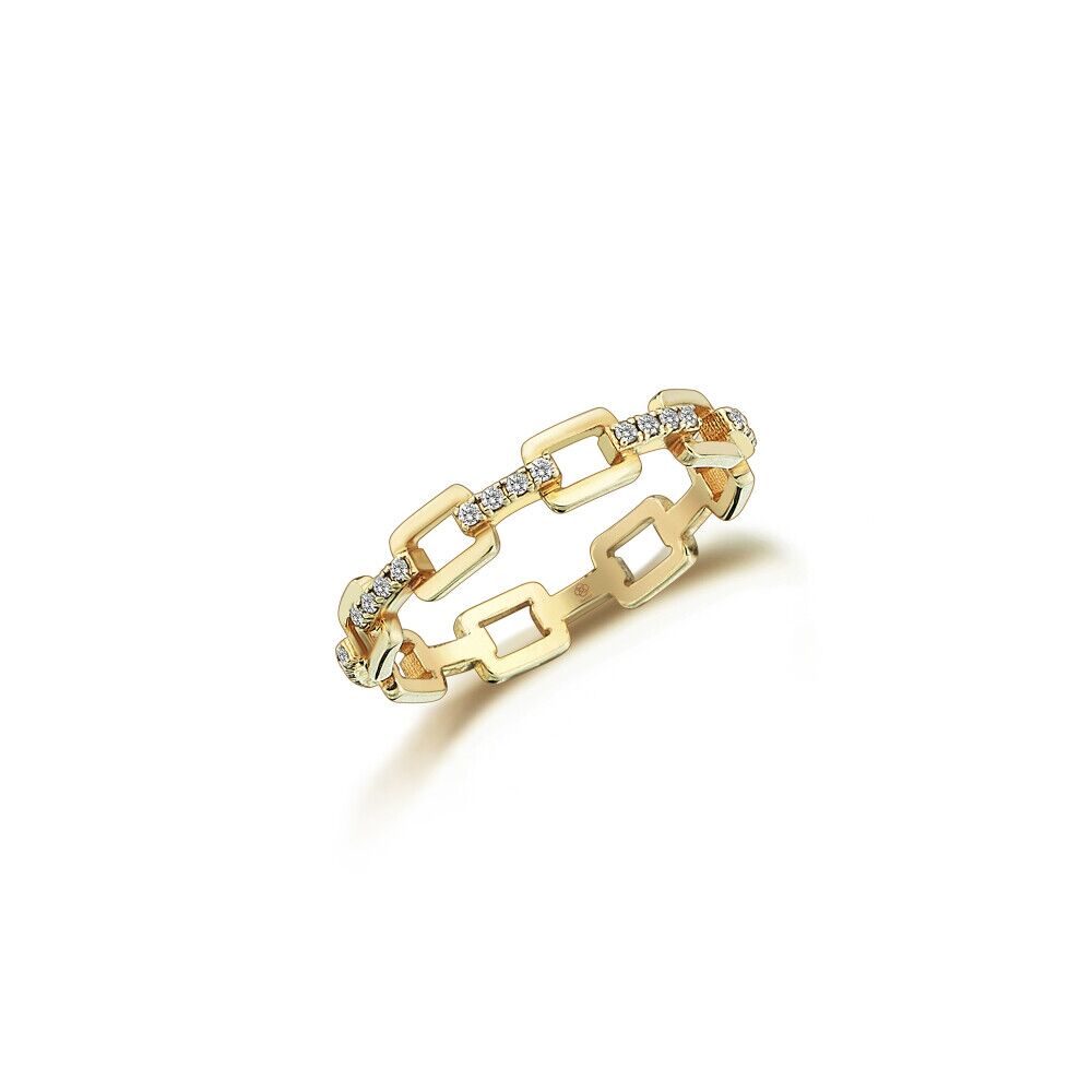 Stoney Train Diamond Ring - 1