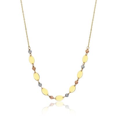 Tricolor Circles Necklace - 2