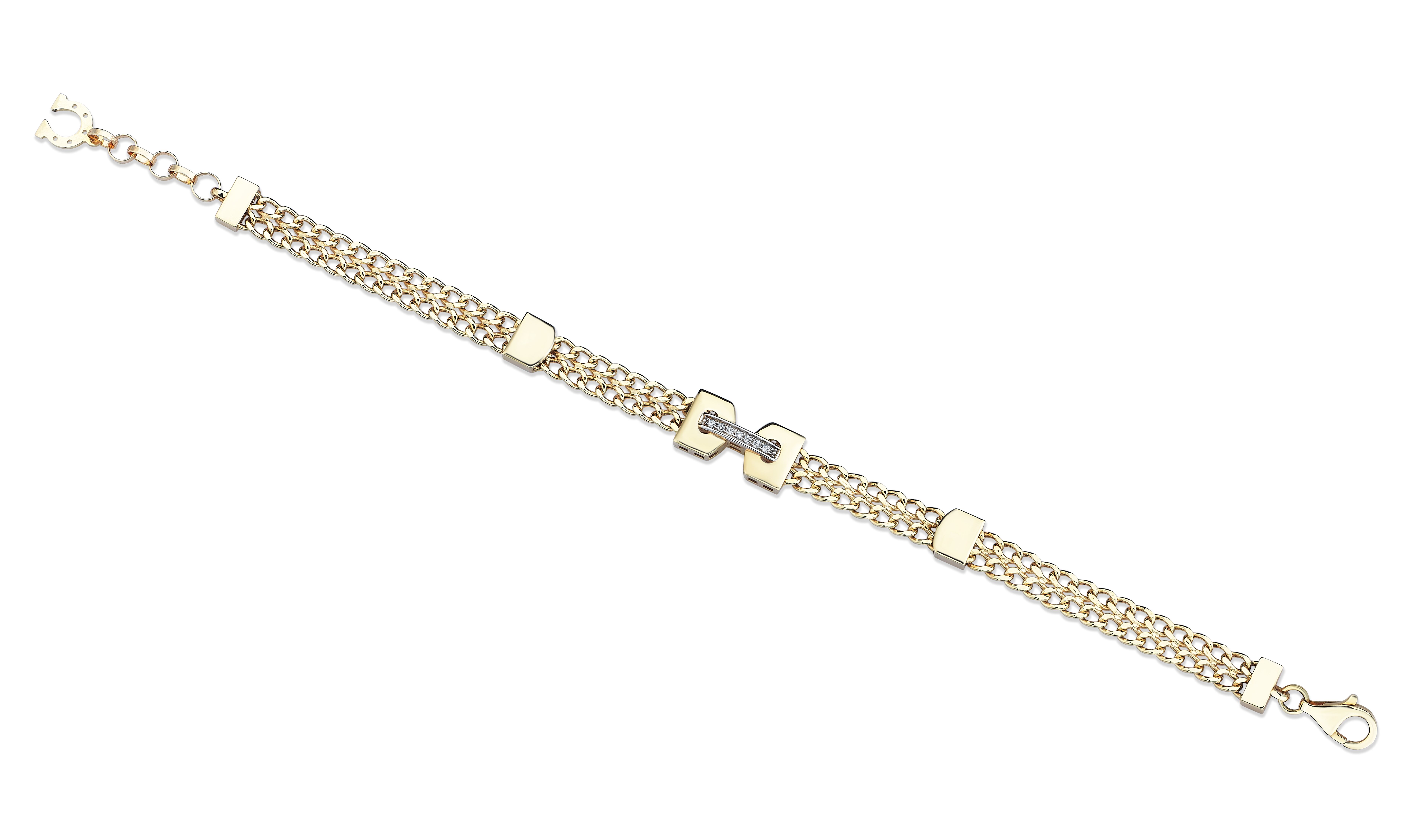 You and Me Diamond Bracelet - 2